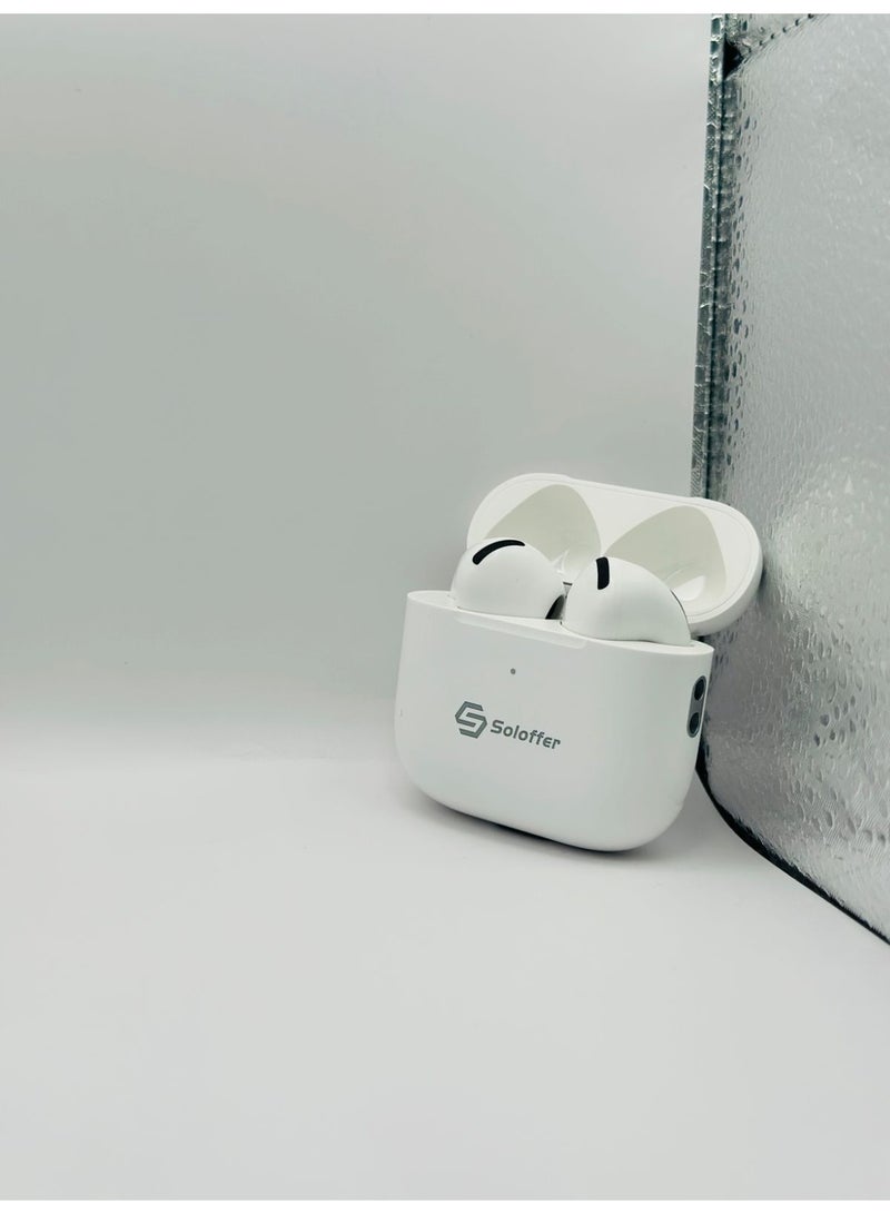 Soloffer SOLO-A6 True Wireless Earbuds | Bluetooth 5.3, Dual Driver & Sliding Case - Image 3